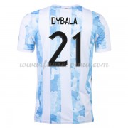 Camisetas De Futbol Baratas Argentina 2021 Paulo Dybala 21 Primera Equipación..